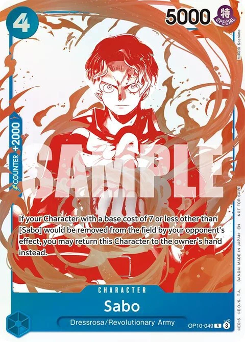 Sabo (3rd Anniversary Treasure Campaign Pack) - One Piece Card Game card