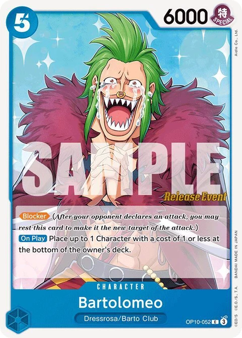 Bartolomeo - One Piece Card Game card