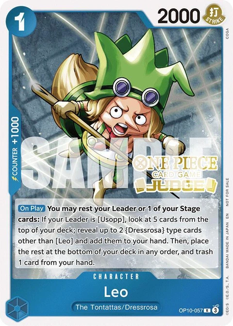 Leo (Judge Pack Vol. 6) - One Piece Card Game card