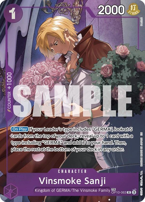 Vinsmoke Sanji (TR) - One Piece Card Game card