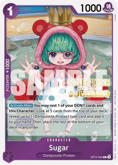 Sugar (Judge Pack Vol. 6) - One Piece Card Game card