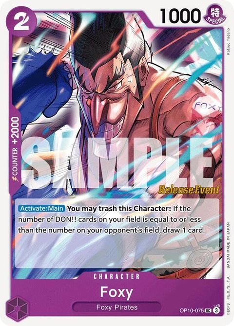Foxy - One Piece Card Game card