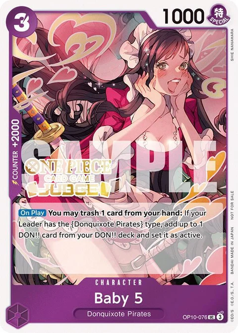 Baby 5 (Judge Pack Vol. 5) - One Piece Card Game card