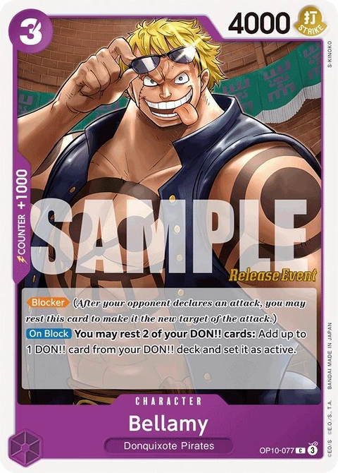 Bellamy - One Piece Card Game card