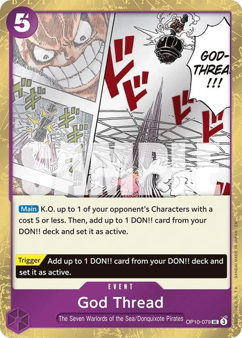 God Thread (Pirate Foil) - One Piece Card Game card
