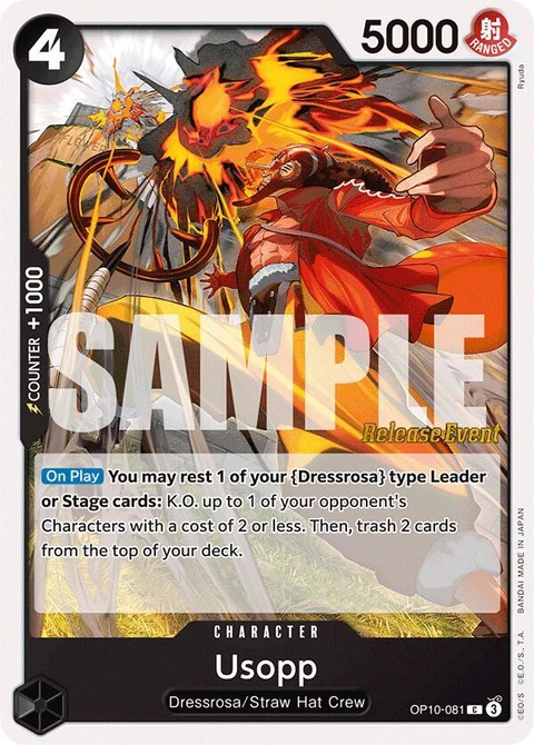 Usopp - One Piece Card Game card