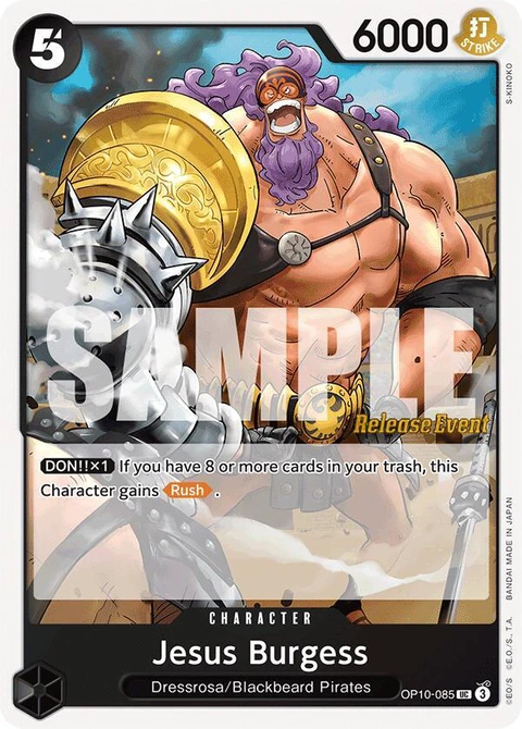 Jesus Burgess - One Piece Card Game card