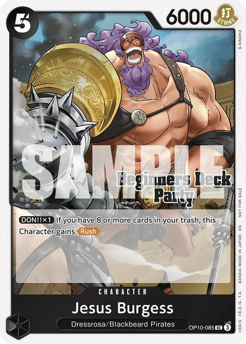 Jesus Burgess (Beginners Deck Party [ST-23] - [ST-28] Participation Pack) - One Piece Card Game card