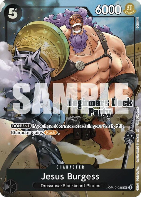 Jesus Burgess (Beginners Deck Party [ST-23] - [ST-28] Winner Pack) - One Piece Card Game card