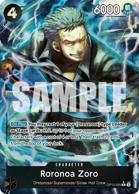 Roronoa Zoro (Alternate Art) - One Piece Card Game card