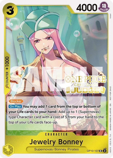 Jewelry Bonney (Judge Pack Vol. 7) - One Piece Card Game card