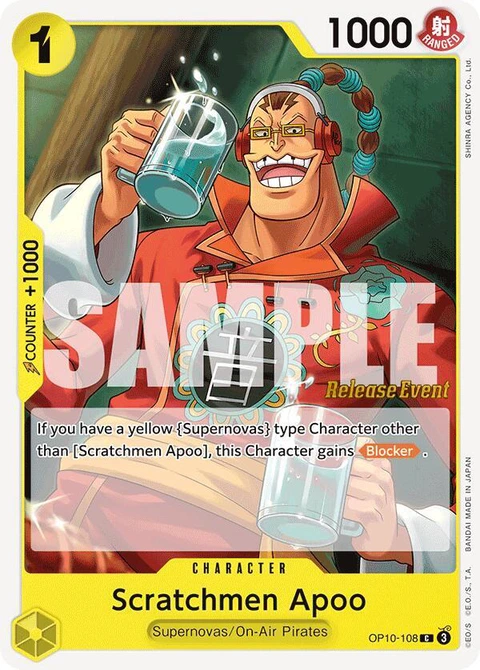 Scratchmen Apoo - One Piece Card Game card