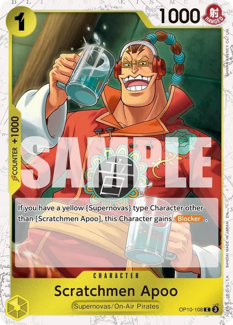Scratchmen Apoo (Pirate Foil) - One Piece Card Game card