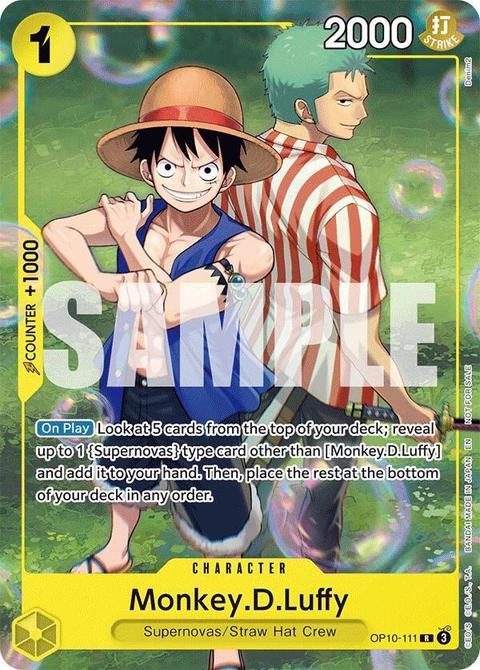 Monkey.D.Luffy (Learn Together Deck Set - Set Sail Event) - One Piece Card Game card