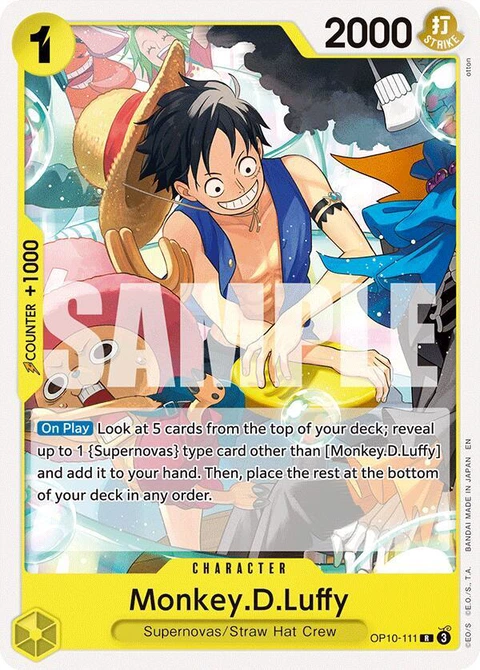 Monkey.D.Luffy - One Piece Card Game card
