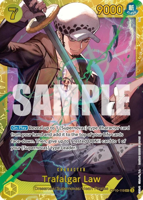 Trafalgar Law (Reprint) - One Piece Card Game card