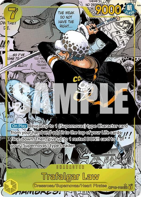 Trafalgar Law (Manga) - One Piece Card Game card