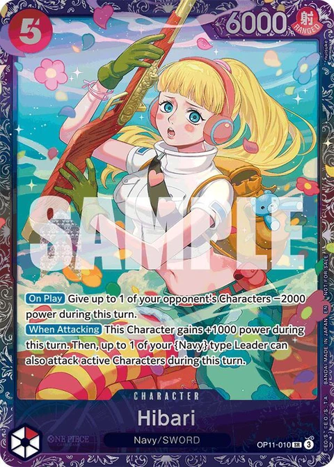 Hibari (Treasure Cup August 2025) - One Piece Card Game card
