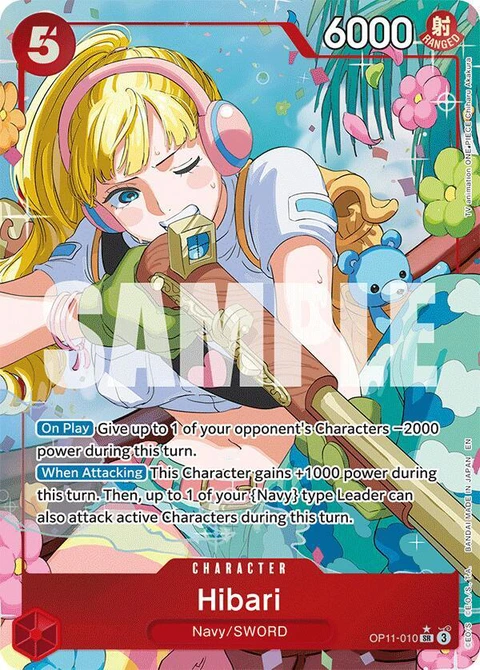 Hibari (Alternate Art) - One Piece Card Game card