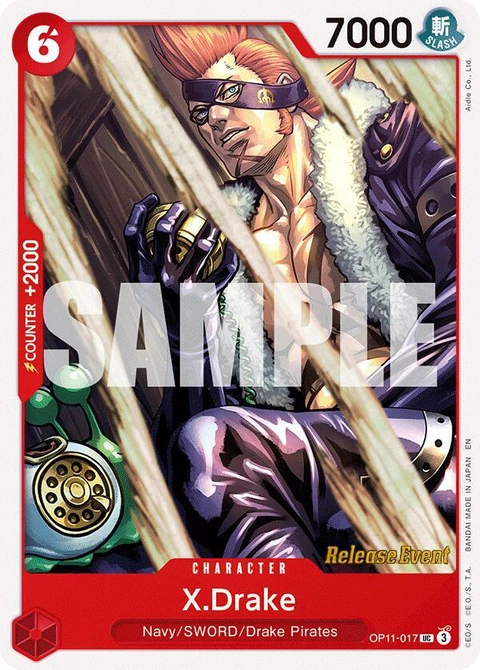 X.Drake - One Piece Card Game card