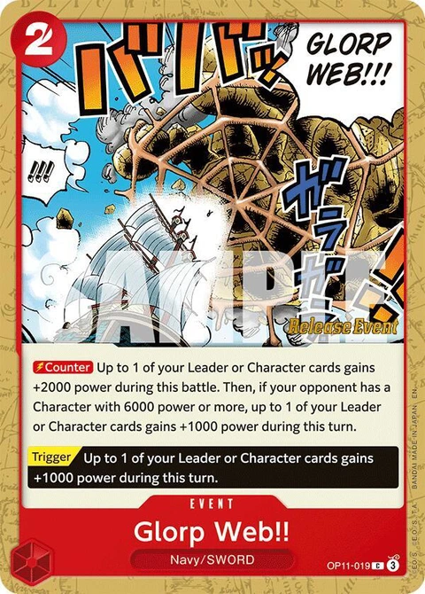 Glorp Web!! - One Piece Card Game card