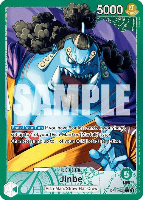 Jinbe (Alternate Art) - One Piece Card Game card