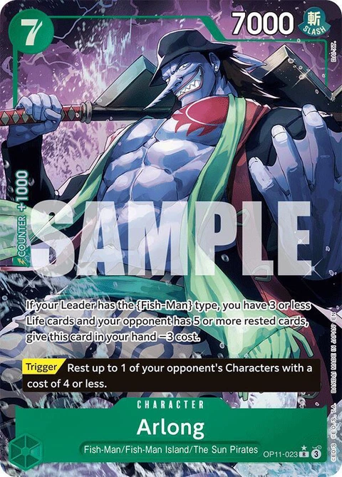 Arlong (Alternate Art) - One Piece Card Game card