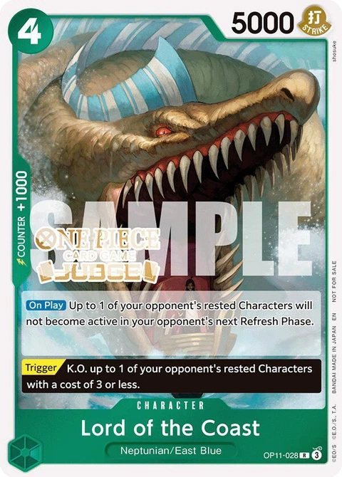 Lord of the Coast (Judge Pack Vol. 7) - One Piece Card Game card
