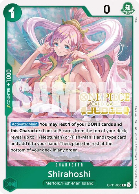 Shirahoshi (Judge Pack Vol. 7) - One Piece Card Game card