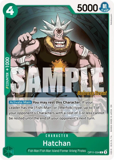 Hatchan - One Piece Card Game card