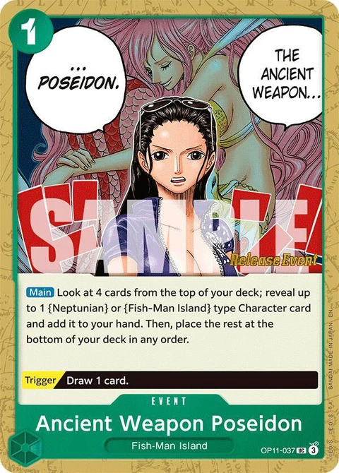 Ancient Weapon Poseidon - One Piece Card Game card