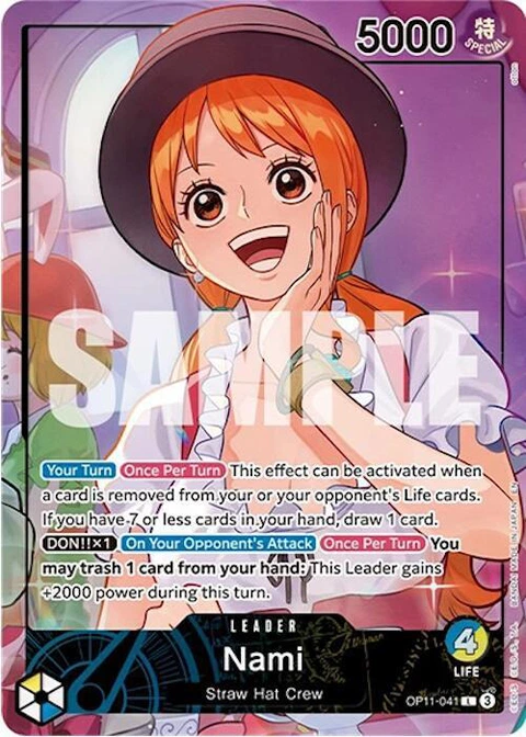 Nami (Whole Cake Island Arc) - One Piece Card Game card