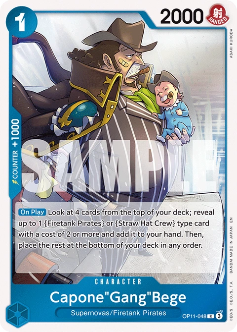Capone"Gang"Bege (Nami Deck) - One Piece Card Game card