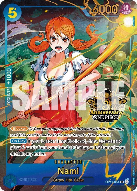 Nami (Japanese Version 3rd Anniversary Set) - One Piece Card Game card