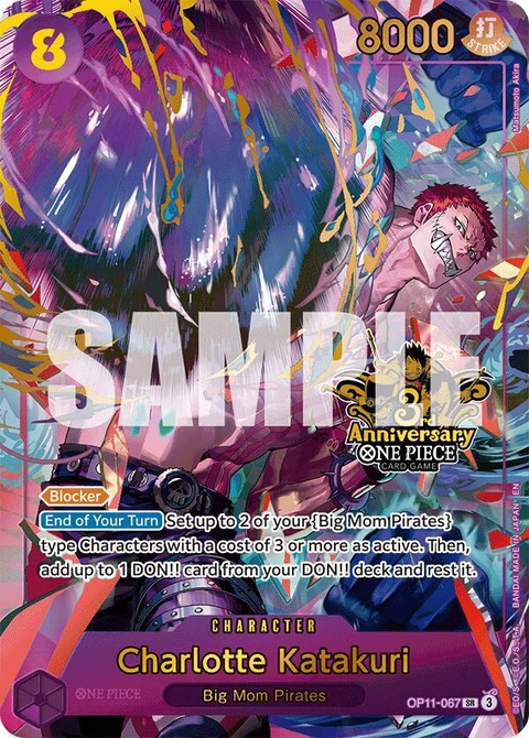 Charlotte Katakuri (Japanese Version 3rd Anniversary Set) - One Piece Card Game card