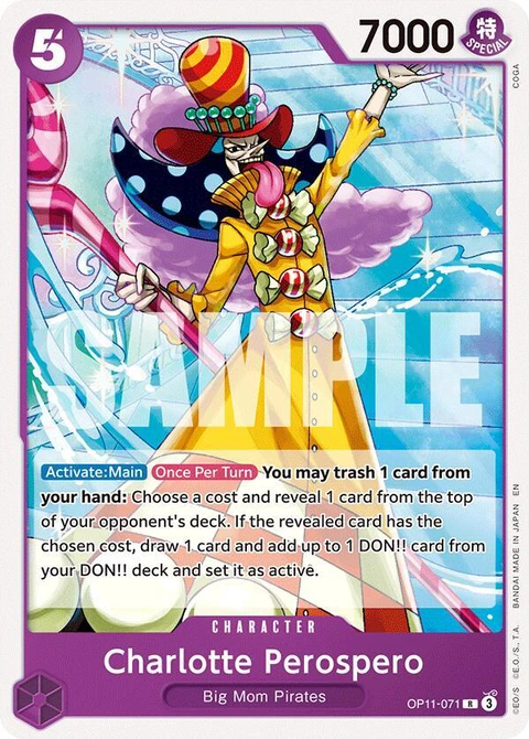 Charlotte Perospero - One Piece Card Game card