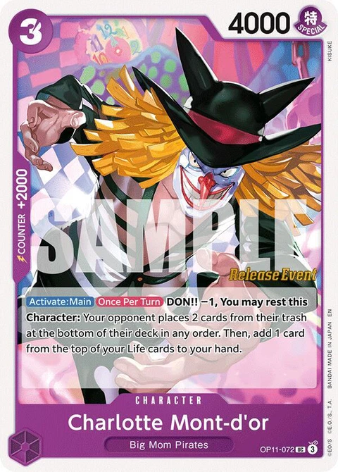 Charlotte Mont-d'or - One Piece Card Game card