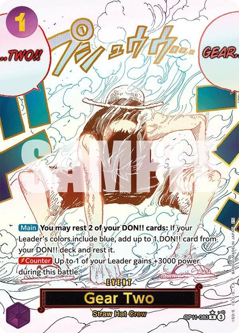 Gear Two (Alternate Art) - One Piece Card Game card