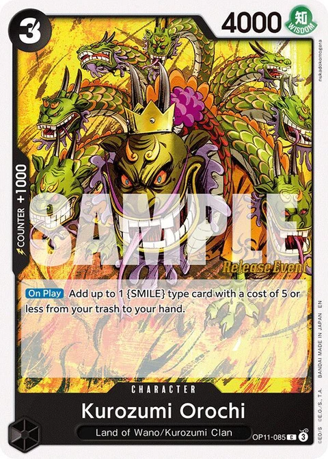 Kurozumi Orochi - One Piece Card Game card