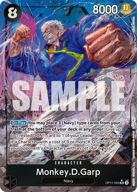 Monkey.D.Garp (Alternate Art) - One Piece Card Game card