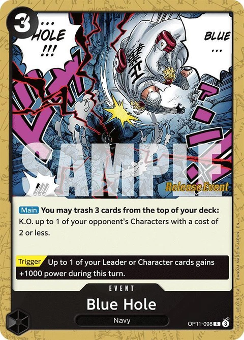 Blue Hole - One Piece Card Game card