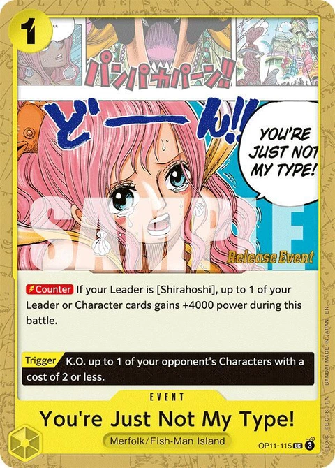 You're Just Not My Type! - One Piece Card Game card