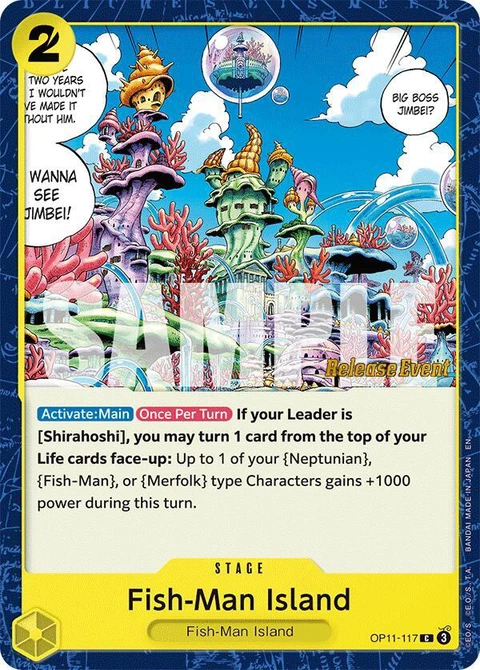 Fish-Man Island - One Piece Card Game card