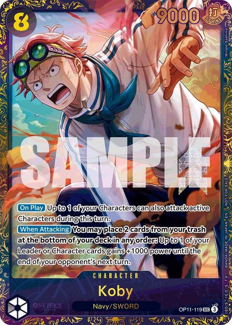 Koby (Treasure Cup August 2025) - One Piece Card Game card