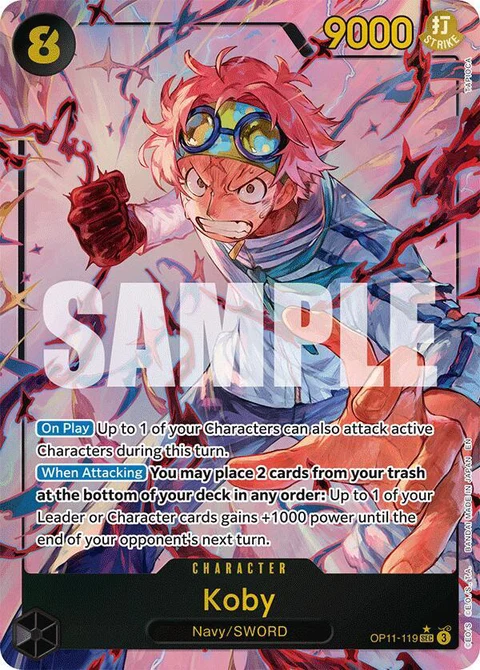 Koby (Alternate Art) - One Piece Card Game card