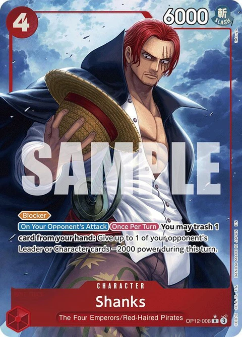 Shanks (Alternate Art) - One Piece Card Game card