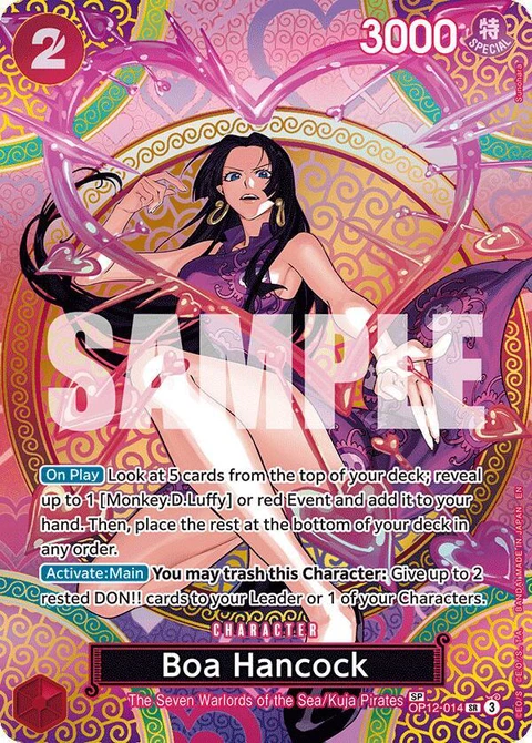 Boa Hancock (SP) - One Piece Card Game card