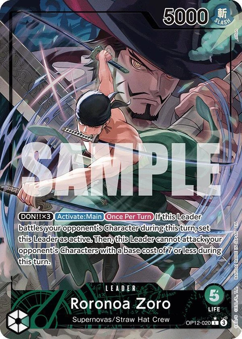 Roronoa Zoro (Alternate Art) - One Piece Card Game card
