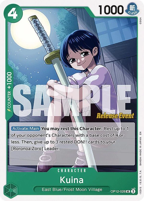 Kuina - One Piece Card Game card