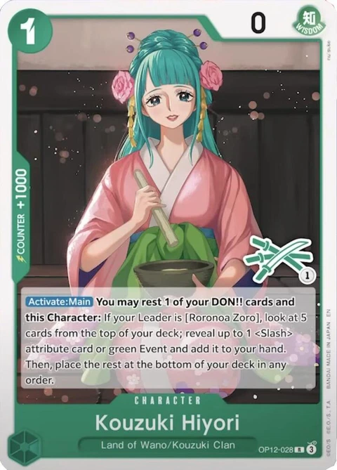 Kouzuki Hiyori (Zoro Deck) - One Piece Card Game card